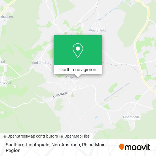 Saalburg-Lichtspiele, Neu-Anspach Karte