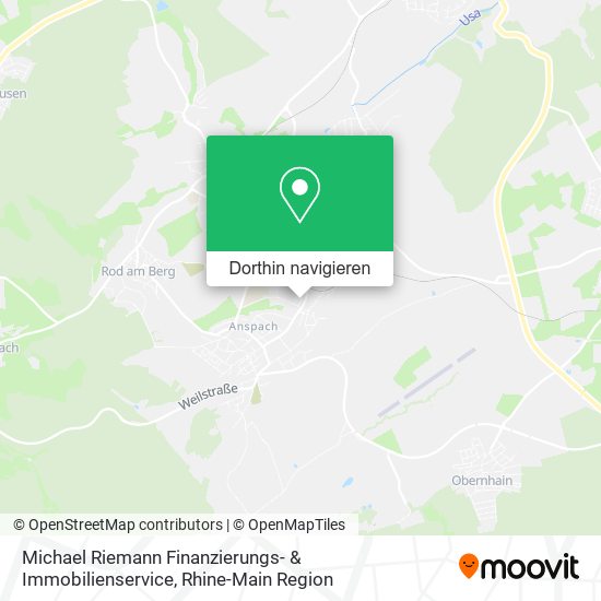Michael Riemann Finanzierungs- & Immobilienservice Karte