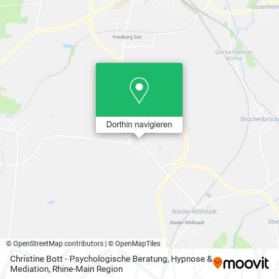 Christine Bott - Psychologische Beratung, Hypnose & Mediation Karte