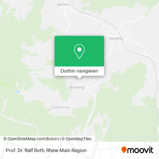 Prof. Dr. Ralf Roth Karte