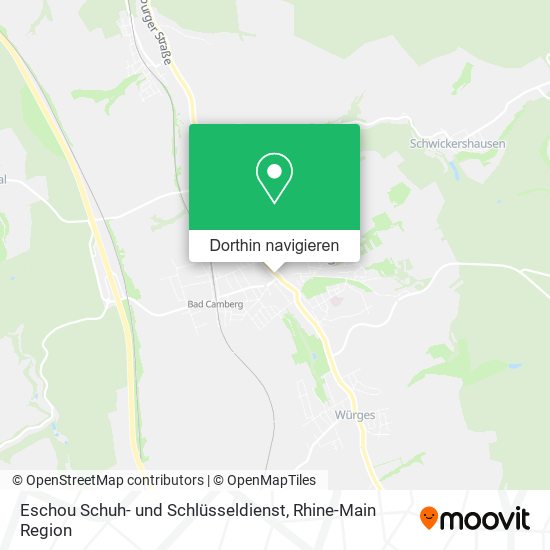 Eschou Schuh- und Schlüsseldienst Karte