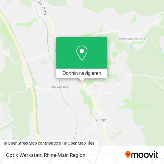 Optik Werkstatt Karte