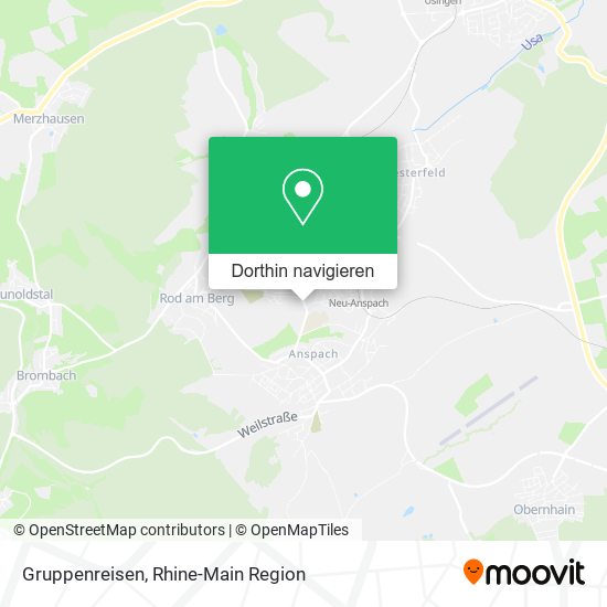 Gruppenreisen Karte