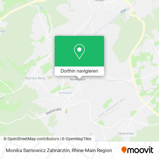 Monika Sarnowicz Zahnärztin Karte