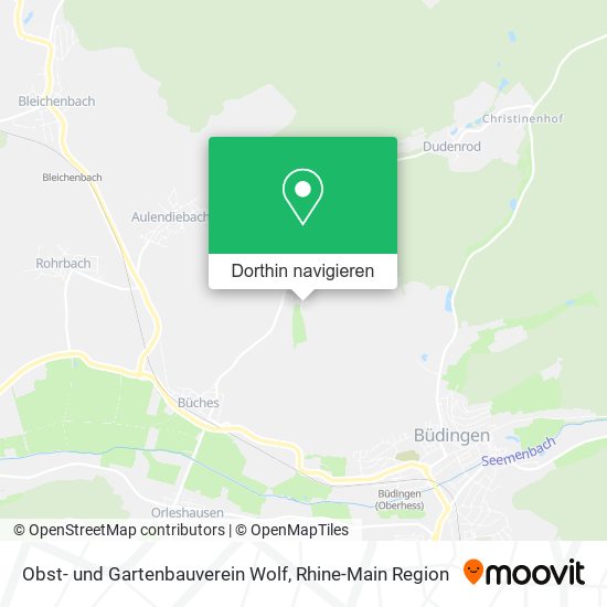 Obst- und Gartenbauverein Wolf Karte