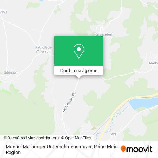 Manuel Marburger Unternehmensmuver Karte