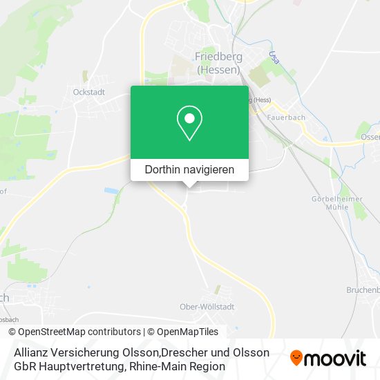 Allianz Versicherung Olsson,Drescher und Olsson GbR Hauptvertretung Karte