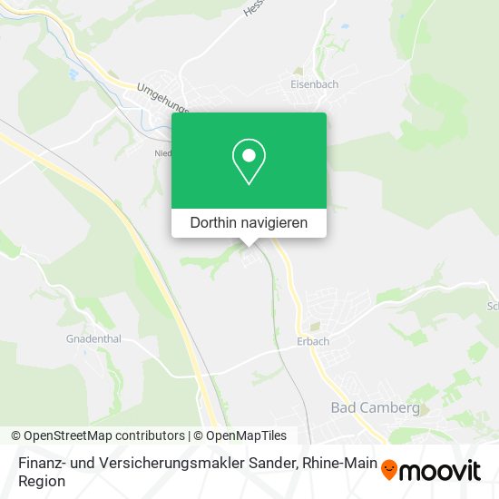 Finanz- und Versicherungsmakler Sander Karte