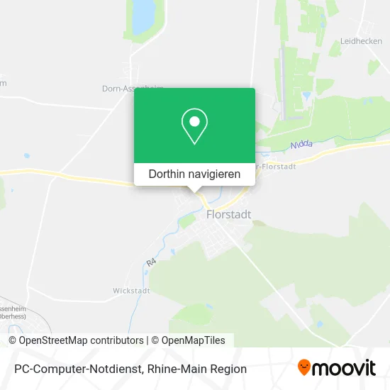 PC-Computer-Notdienst Karte