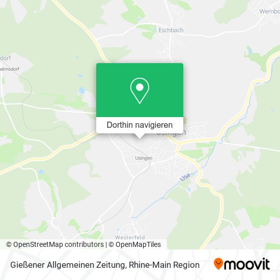 Gießener Allgemeinen Zeitung Karte