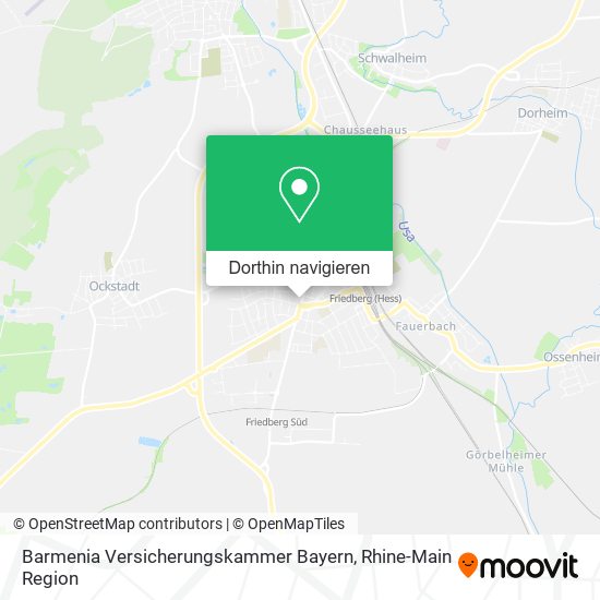 Barmenia Versicherungskammer Bayern Karte