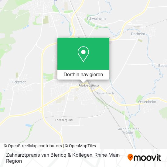 Zahnarztpraxis van Blericq & Kollegen Karte