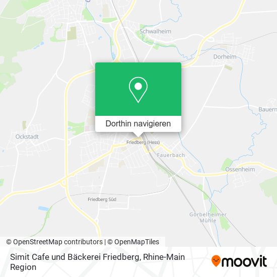 Simit Cafe und Bäckerei Friedberg Karte