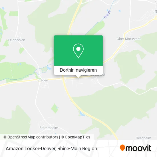 Amazon Locker-Denver Karte