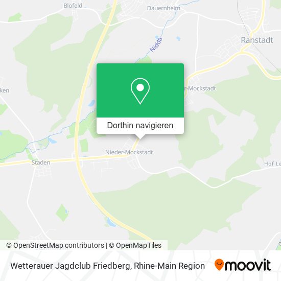 Wetterauer Jagdclub Friedberg Karte