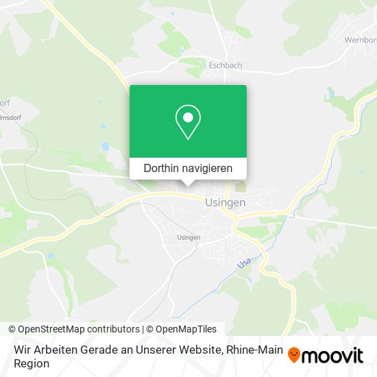 Wir Arbeiten Gerade an Unserer Website Karte
