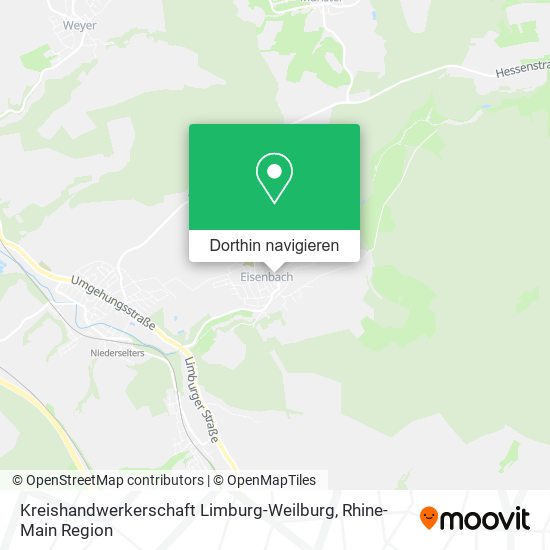 Kreishandwerkerschaft Limburg-Weilburg Karte