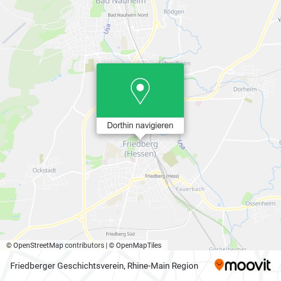 Friedberger Geschichtsverein Karte