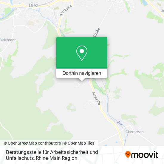 Beratungsstelle für Arbeitssicherheit und Unfallschutz Karte