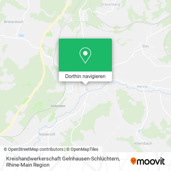 Kreishandwerkerschaft Gelnhausen-Schlüchtern Karte