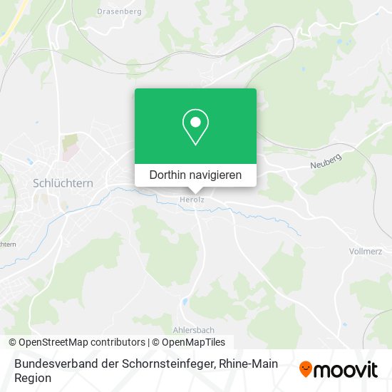 Bundesverband der Schornsteinfeger Karte
