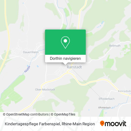 Kindertagespflege Farbenspiel Karte