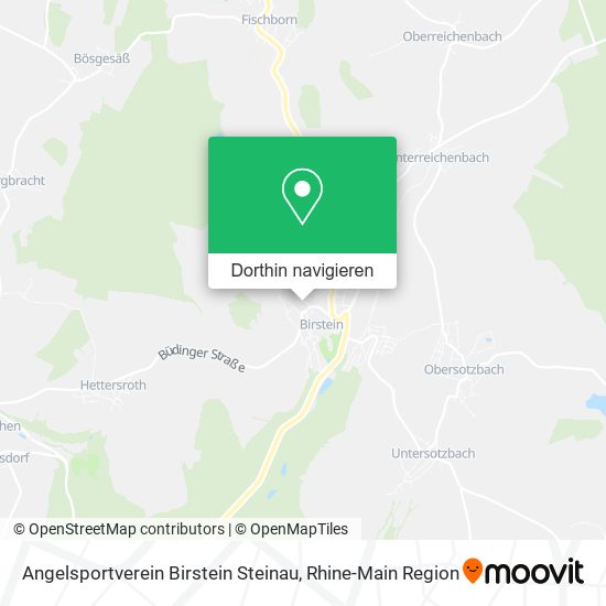 Angelsportverein Birstein Steinau Karte