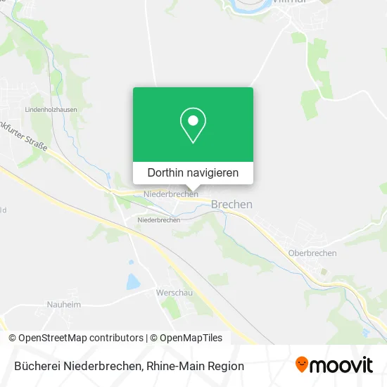 Bücherei Niederbrechen Karte