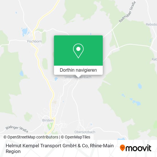 Helmut Kempel Transport GmbH & Co Karte
