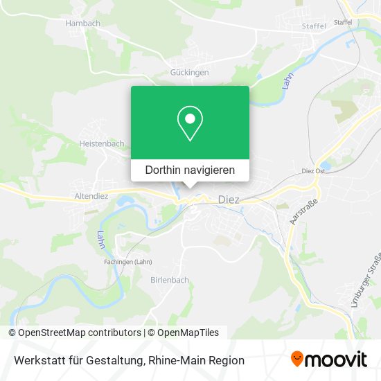 Werkstatt für Gestaltung Karte