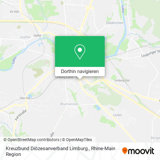Kreuzbund Diözesanverband Limburg. Karte