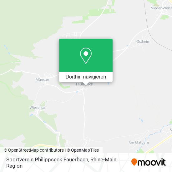 Sportverein Philippseck Fauerbach Karte