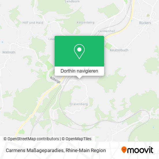 Carmens Maßageparadies Karte