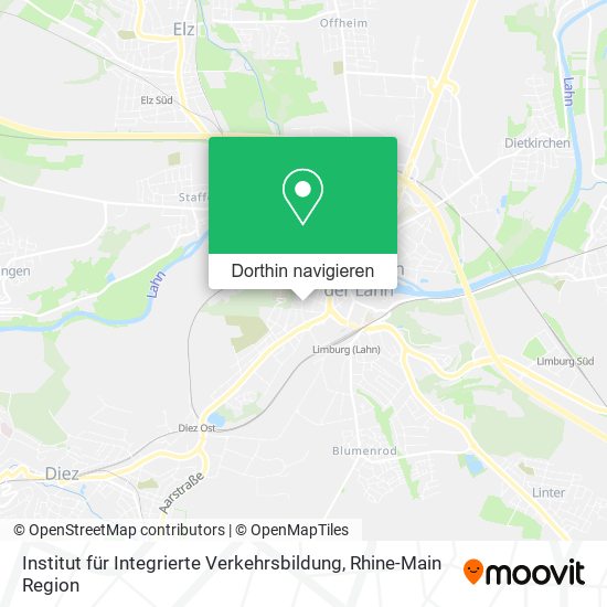 Institut für Integrierte Verkehrsbildung Karte
