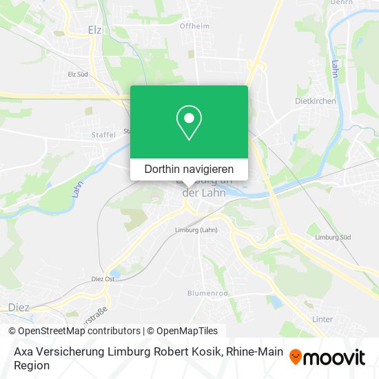 Axa Versicherung Limburg Robert Kosik Karte