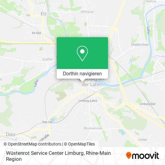 Wüstenrot Service Center Limburg Karte