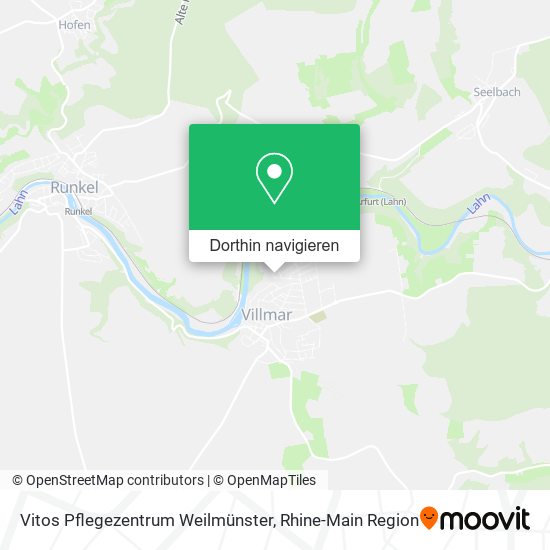 Vitos Pflegezentrum Weilmünster Karte