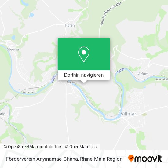 Förderverein Anyinamae-Ghana Karte