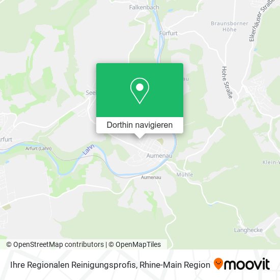 Ihre Regionalen Reinigungsprofis Karte