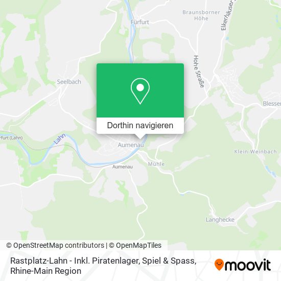 Rastplatz-Lahn - Inkl. Piratenlager, Spiel & Spass Karte