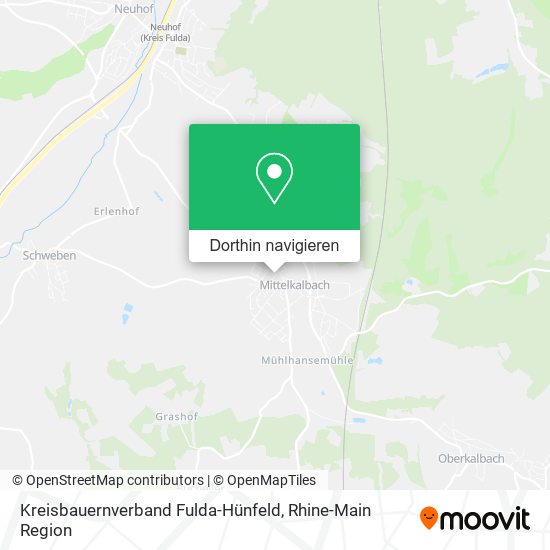 Kreisbauernverband Fulda-Hünfeld Karte