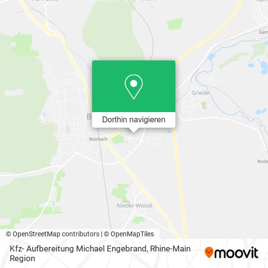 Kfz- Aufbereitung Michael Engebrand Karte