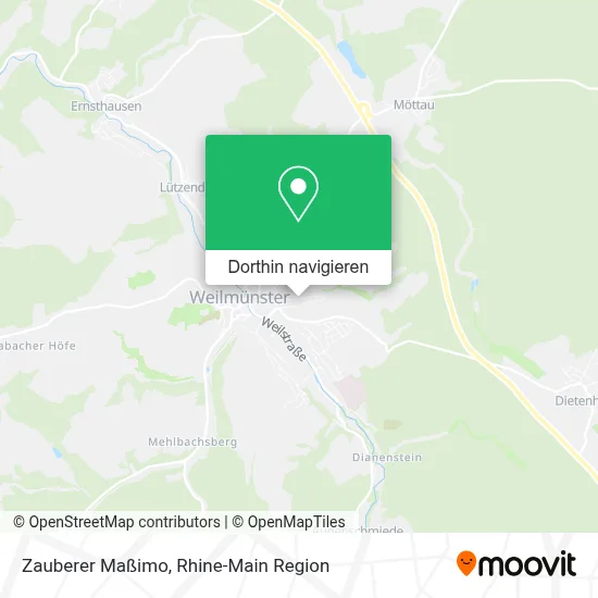 Zauberer Maßimo Karte