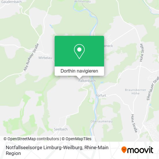 Notfallseelsorge Limburg-Weilburg Karte