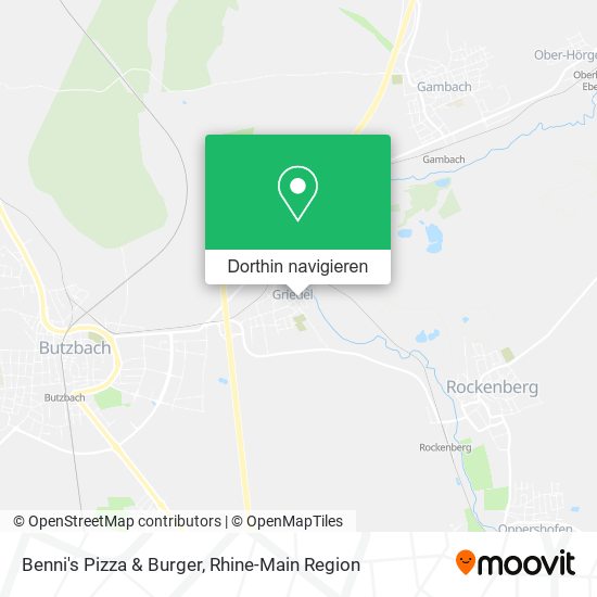 Benni's Pizza & Burger Karte