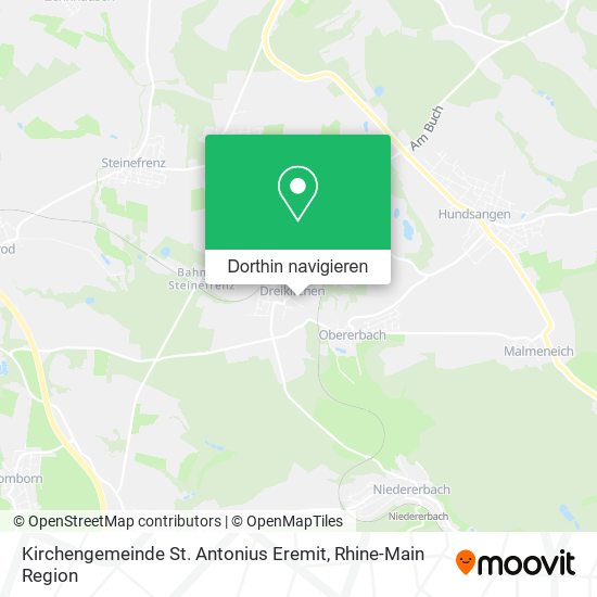 Kirchengemeinde St. Antonius Eremit Karte