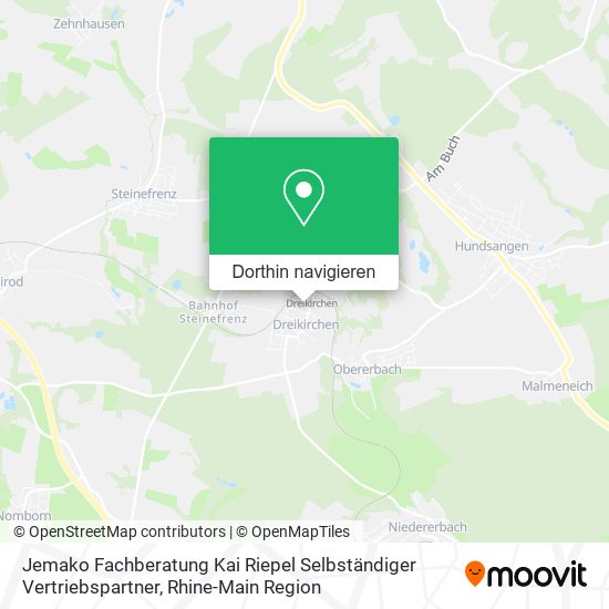 Jemako Fachberatung Kai Riepel Selbständiger Vertriebspartner Karte