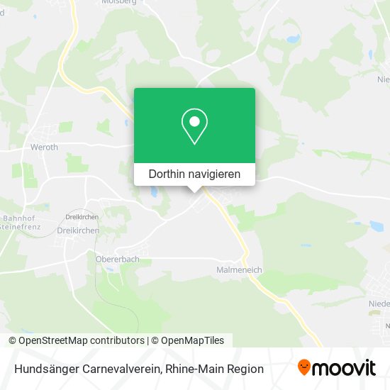 Hundsänger Carnevalverein Karte