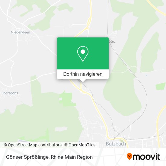 Gönser Sprößlinge Karte