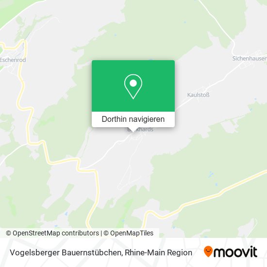 Vogelsberger Bauernstübchen Karte